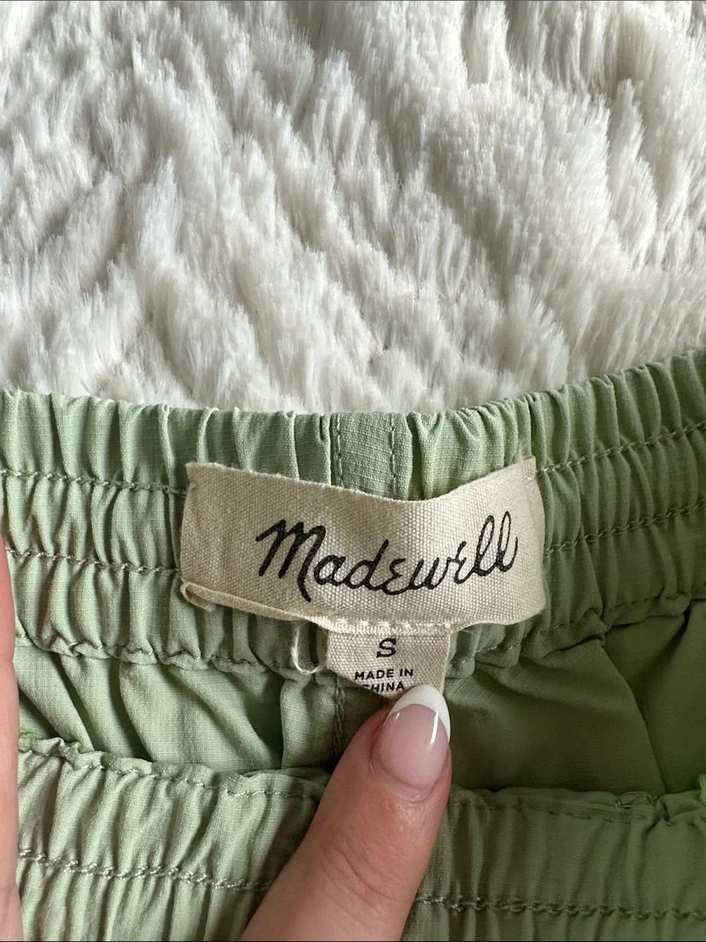 Light Green Men's Madewell Casual Drawstring Swim Trunks